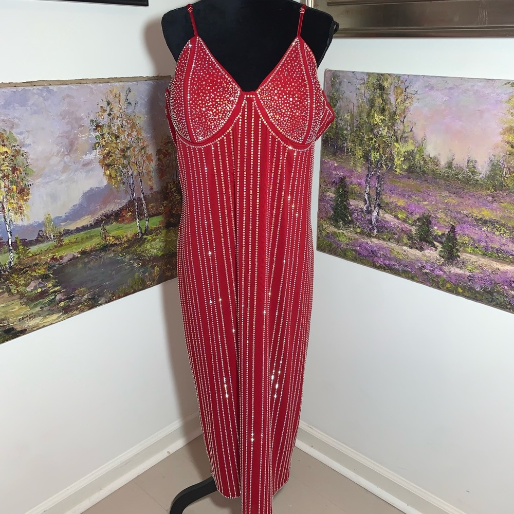 NWT AKIRA dress with rhinestone size 3X